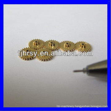 Small brass pinion gear M0.3 for Germany